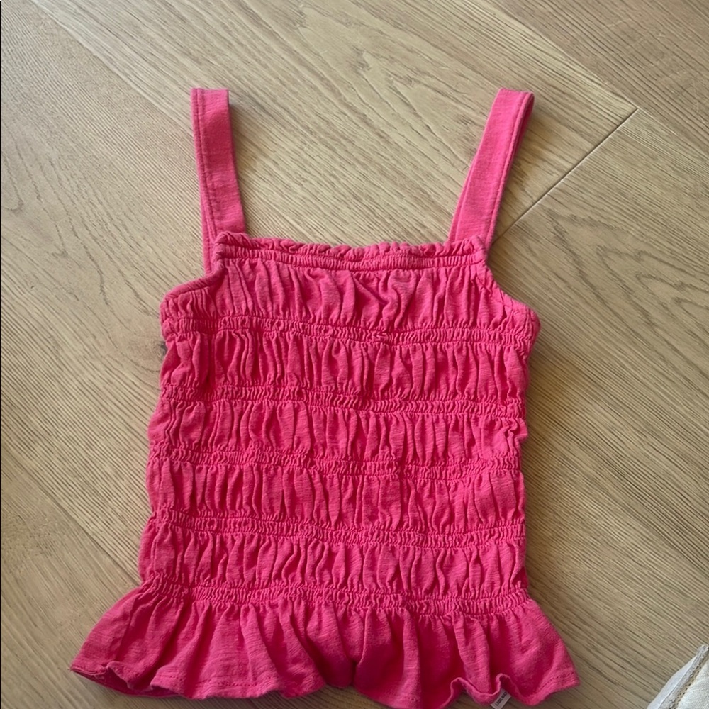 Universal Thread Coral Smocked Tank Top